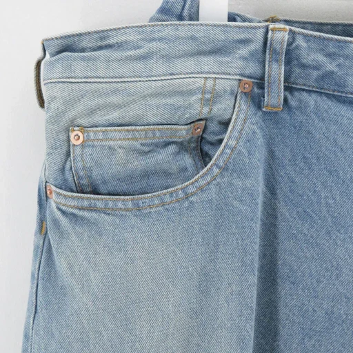 Floating Waist Denim Pants
