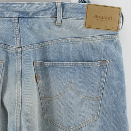 Floating Waist Denim Pants
