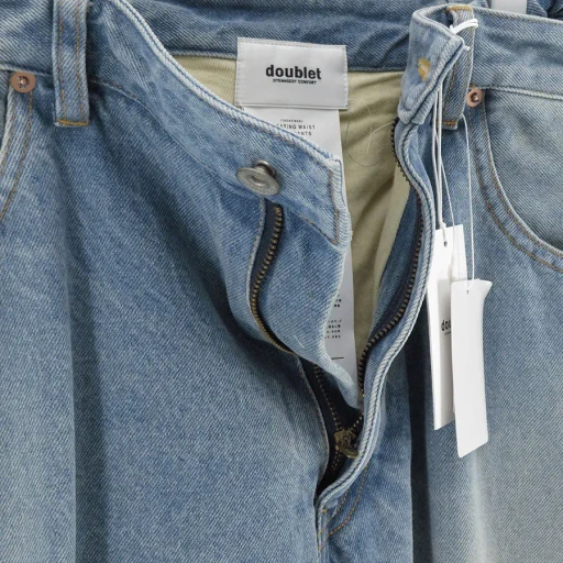Floating Waist Denim Pants