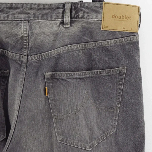 Floating Waist Denim Pants