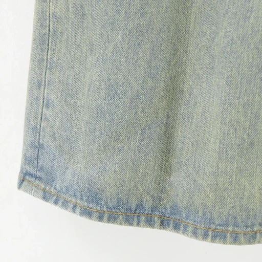 Moss-Grown Wood Denim Pants