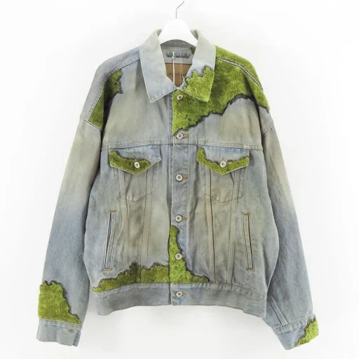 Moss-Grown Wood Denim Jacket
