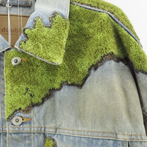 Moss-Grown Wood Denim Jacket