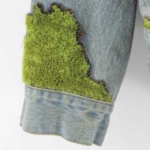 Moss-Grown Wood Denim Jacket