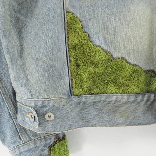 Moss-Grown Wood Denim Jacket