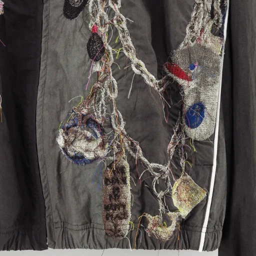 Embroidered Chain Track Jacket