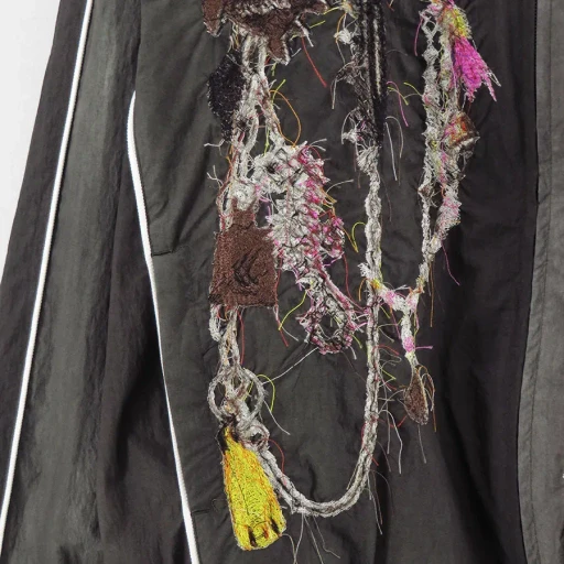 Embroidered Chain Track Jacket