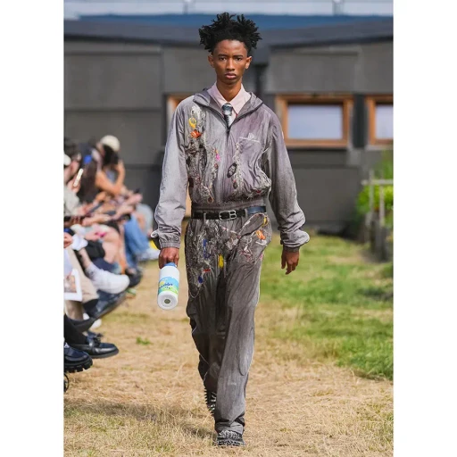 Embroidered Chain Track Jacket
