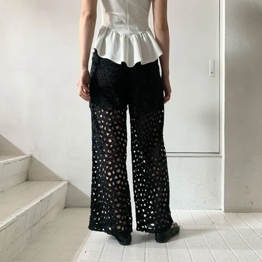 Cutwork Pants
