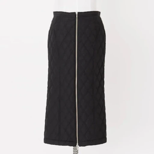 Nylon Quilted Skirt