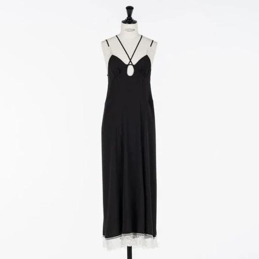 Crepe Slip Dress