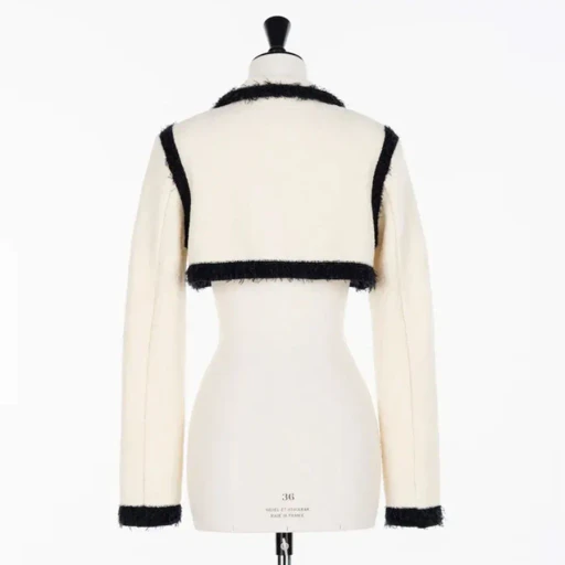 Boucle Knit Short Jacket