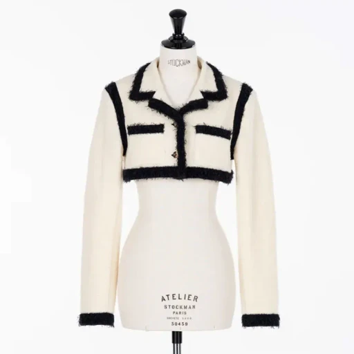 Boucle Knit Short Jacket