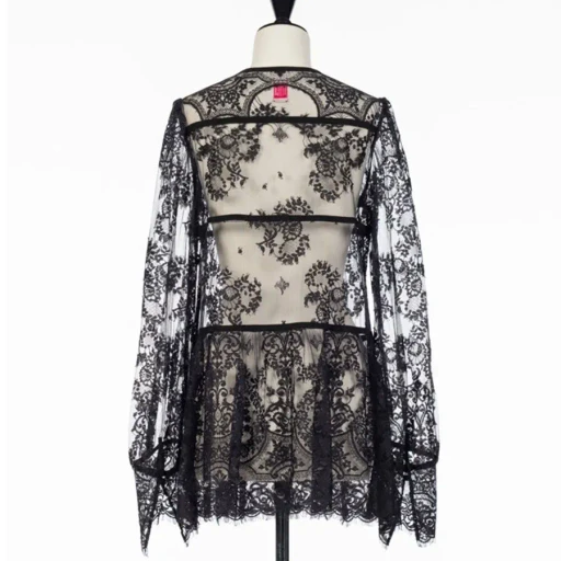 Lace Gathered Blouse