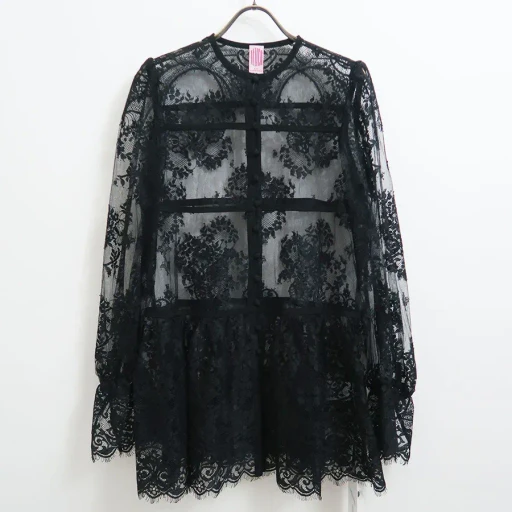 Lace Gathered Blouse