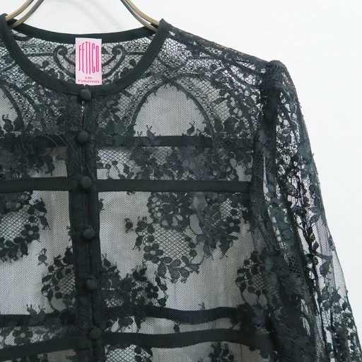 Lace Gathered Blouse