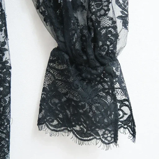 Lace Gathered Blouse