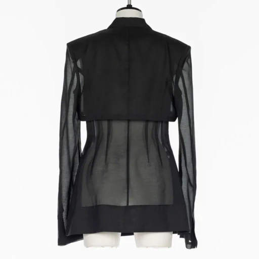 3-Way Sheer Tailored Jacket