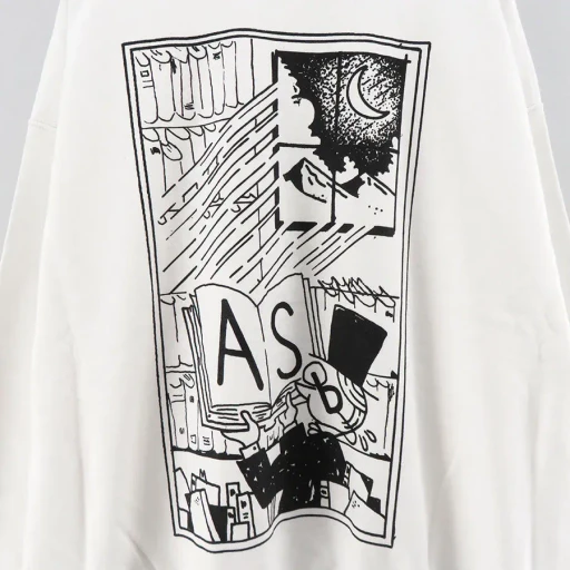 As×Fs Light Oz Crew Neck Sweat “Comic”