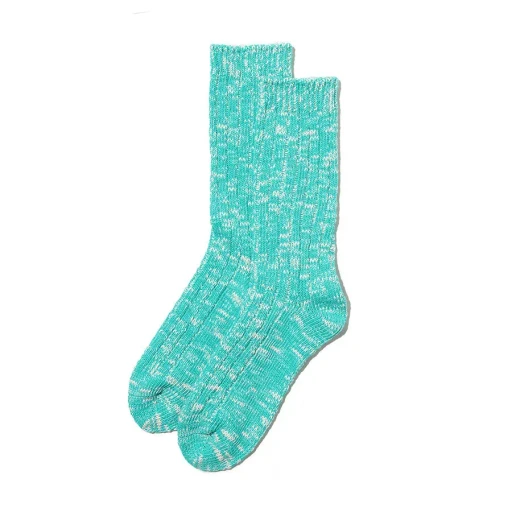 2-Pack Slub Crew Socks