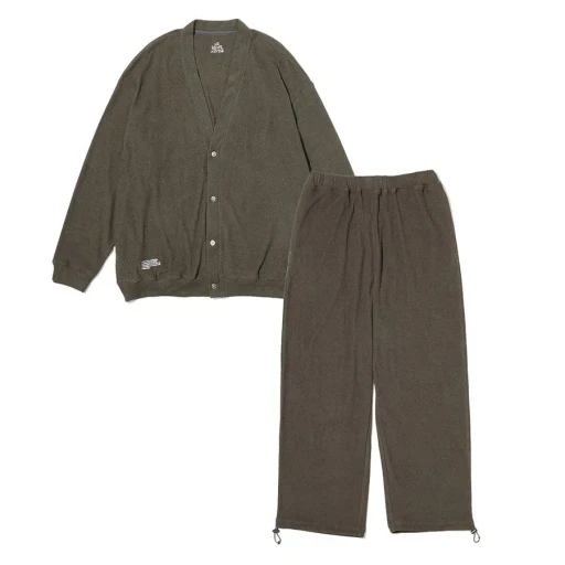 Utility Pile Cardigan Set-Up