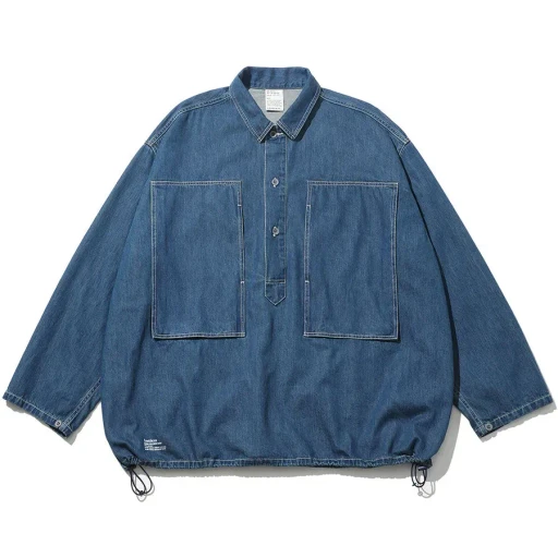 Denim Pullover Shirt
