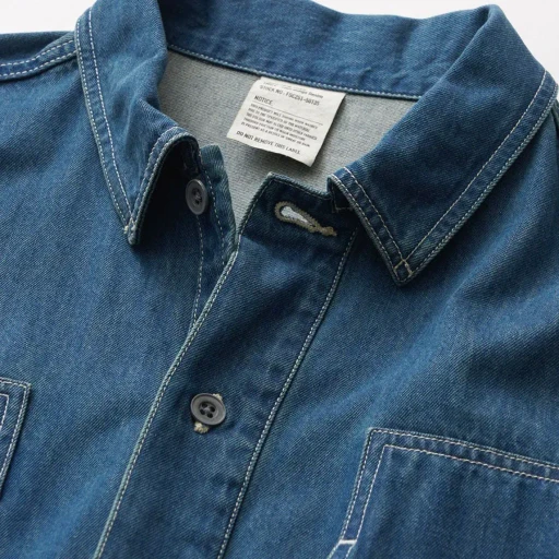 Denim Pullover Shirt