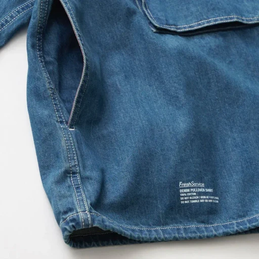 Denim Pullover Shirt