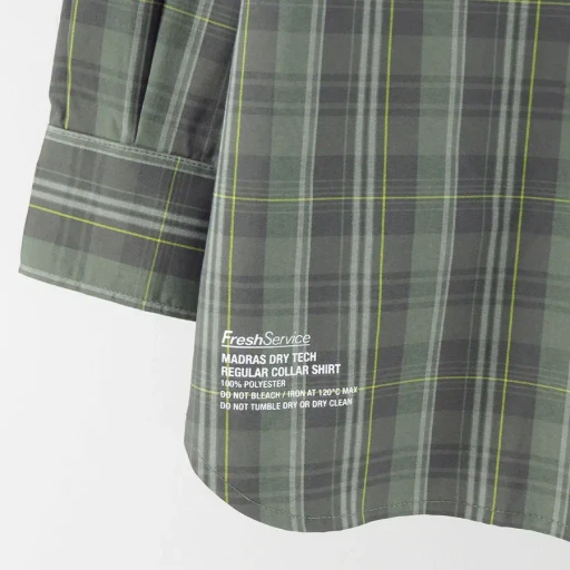 Madras Dry Tech Regular Collar Shirt
