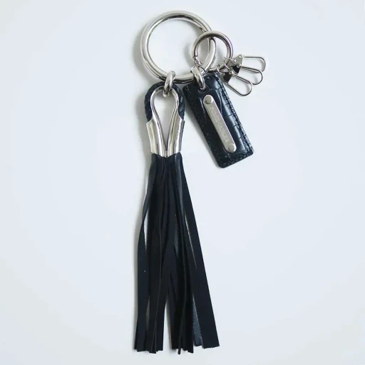 Leather Tassel Charm