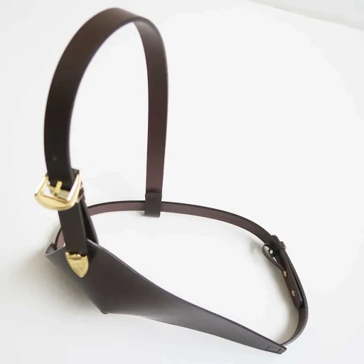 Leather Half Bra