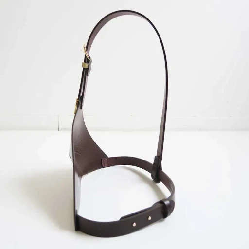 Leather Half Bra