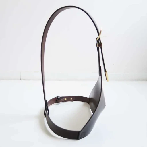 Leather Half Bra