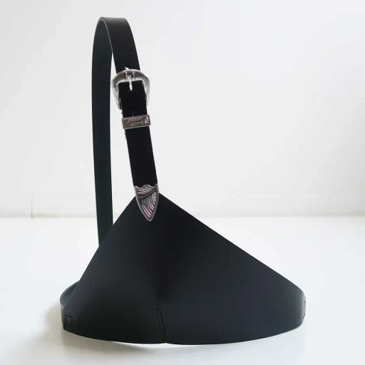 Leather Half Bra