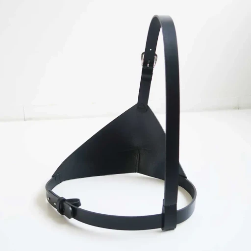 Leather Half Bra