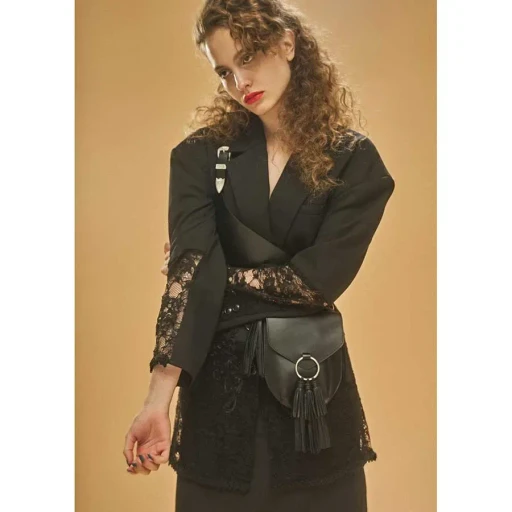 Leather Half Bra