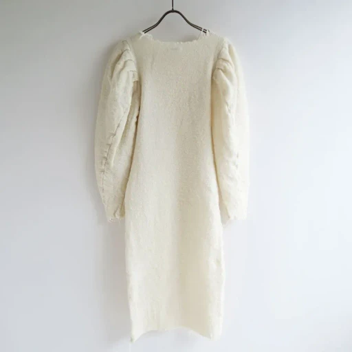 Gauze Plaid Midi Dress