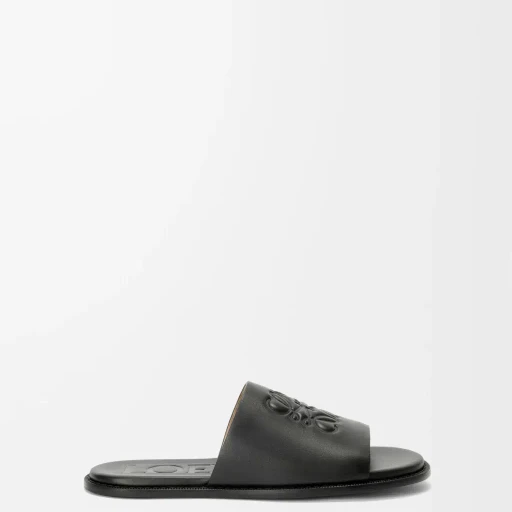 Flex Anagram Slide In Soft Calfskin