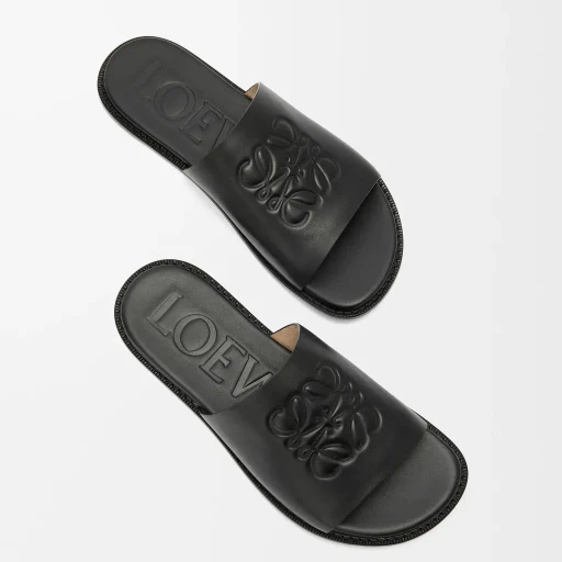 Flex Anagram Slide In Soft Calfskin