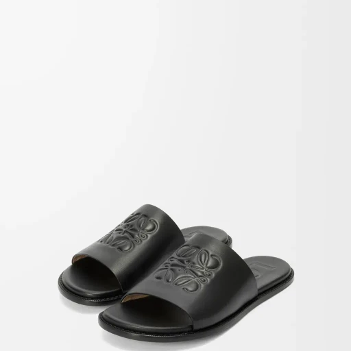 Flex Anagram Slide In Soft Calfskin