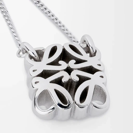 Anagram Bombé Necklace In Sterling Silver