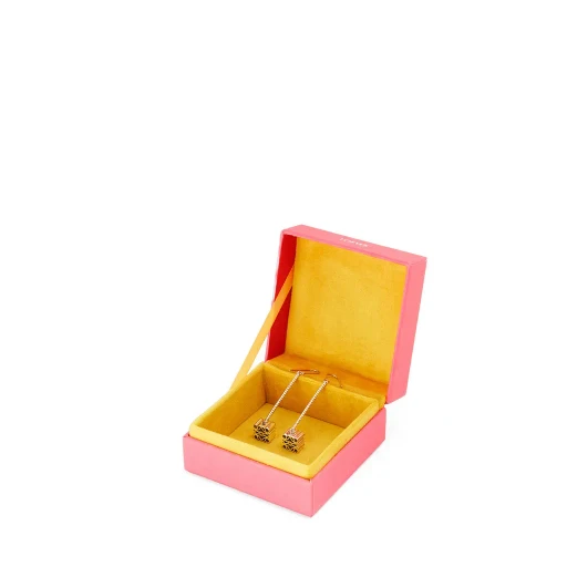 Anagram Stud Earrings In Sterling Silver