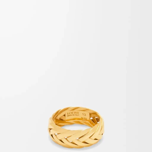 Braided Ring In Sterling Silver