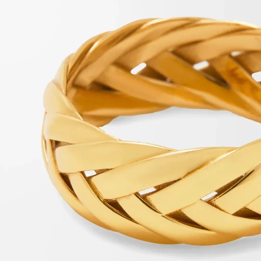 Braided Ring In Sterling Silver