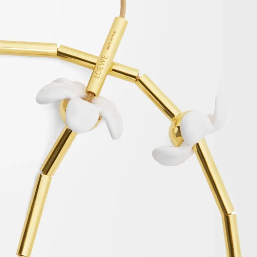 Flor Necklace In Sterling Silver And Enamel