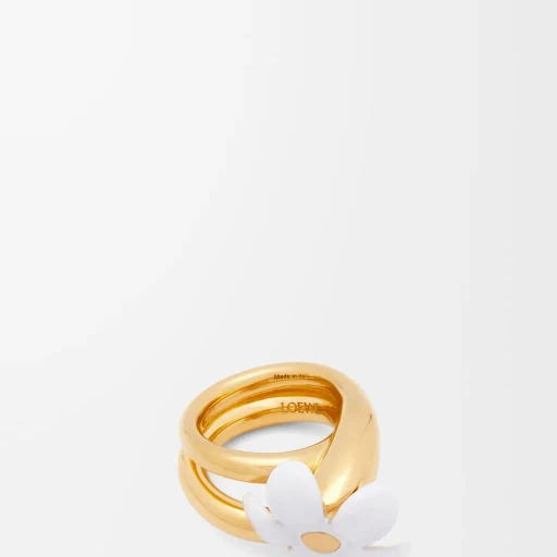 Flor Ring In Sterling Silver And Enamel