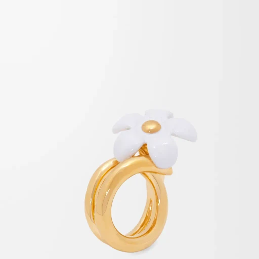 Flor Ring In Sterling Silver And Enamel