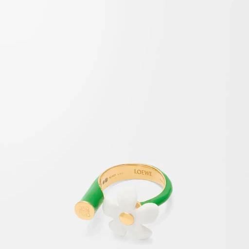 Flor Ring In Sterling Silver And Enamel