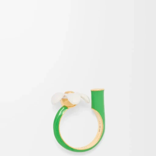 Flor Ring In Sterling Silver And Enamel