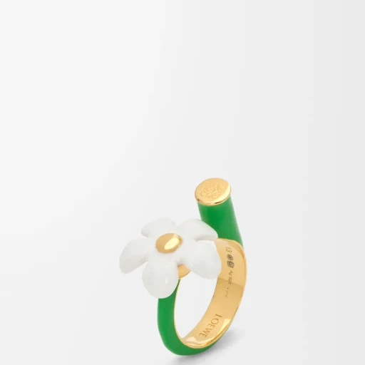Flor Ring In Sterling Silver And Enamel